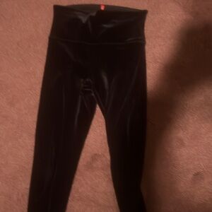 Spanx velvet leggings